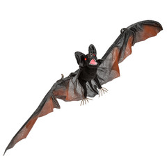 4 Ft. x 14 3/4 Black Foam Vampire Bat Hanging Halloween Decoration