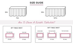 9ft Table Skirt Rainbow Tablecloth Unicorn Tutu Table Skirt for Rectangular