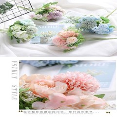 1PC Artificial Flowers Wedding Home Bedroom Decoration Bridal Bouquet Silk Rose