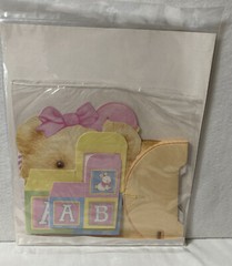 Lot of six (6) party express from Hallmark 12 1/2” Bear baby girl centerpieces