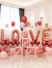 406Pcs Valentines Day Balloons Kit,I Love You Balloons and Heart Balloon Kit …