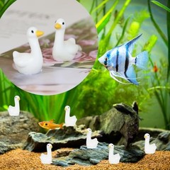 100Pcs Mini Resin Gooses, Tiny Gooses Figurines, Bulk Small Goose