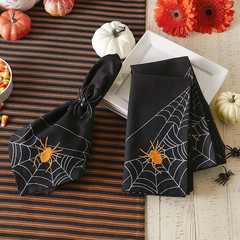 Halloween Party Tabletop Decor, Reusable & Machine Washable Cotton Fabric, Napki