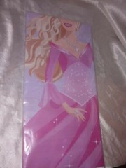 HALLMARK PARTY EXPRESS BARBIE PRINCESS PLASTIC TABLECOVER 54″ x 102″ PINK/PURPLE