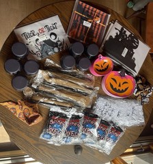 Ultimate 47-Piece Halloween Party & Decor Pack – Plates, Brooms, Webbing & More!