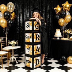 Capture Your Graduation Memories: 2026 Decorations with 20 Balloons & Letters