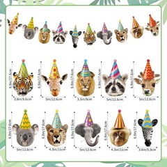 Multicolor Safari Animals Birthday Banner – Perfect for Wild Jungle Celebrations