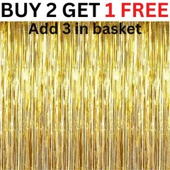 2M-3M FOIL FRINGE TINSEL BACKDROP CURTAIN DOOR WEDDING BIRTHDAY PARTY DECORATION