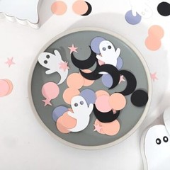 230psc Halloween Spooky Confetti – Pink Halloween Confetti, Spooky One Two