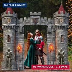 Colorful Medieval Castle Door Covers – Perfect for Birthday & Halloween