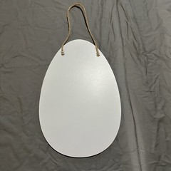 Happy Easter Hanging Egg Sign Fiber Board Display Craft