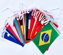 10M 33FT Union Jack Double Sided Fabric 28 x 9×6 Flags Bunting