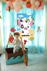 Moana Party Decorations Pin The Nose on Pig Game for Kids Moana…