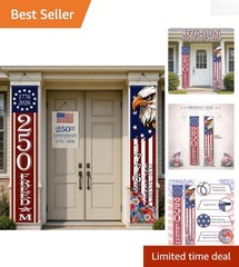 Durable 250 Freedom Banner – Vibrant American Flag Design for Independence Day