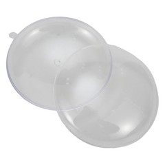 Flat Base Compatible Clear Plastic Ball for Standing or Hanging 7 9 11 cm