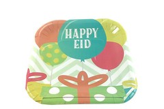 Happy Eid Party Dessert Plates Islamic Muslim Holiday Decoration (Pack of 10)