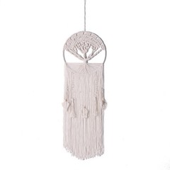 Handwoven Cotton Dreamcatcher Tapestry Wall Hanging Boho Decor 30x90cm