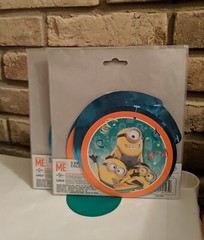 Lot of 2 Despicable Me Minions 2 Sided Hanging Birthday Decorations