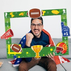 Game Photo Frame Party Supplies Decoration Large Size Football Sport Game Theme