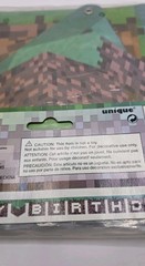 New In Package MINECRAFT «HAPPY BIRTHDAY» Banner 7.82 FT. Mojang «2018»