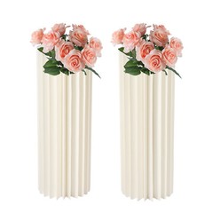 Party Floral Stand Wedding Centerpieces Cardboard Vase For Party Decor 2 Pcs