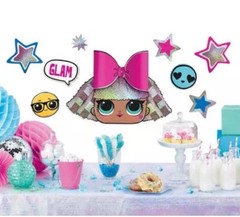 LOL Surprise Together 4 Eva! Wall Glitter Decorating Birthday Kit