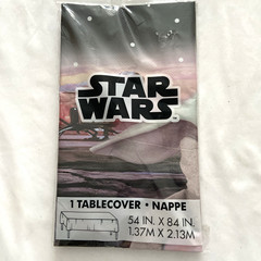 Star Wars Mandalorian Baby Yoda Party Decorations Balloons Banner Table Cover