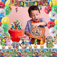 Ultimate Birthday Party Supplies Kit – 14-in-1 Decorations, Balloons, Tablecloth