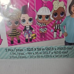 LOL SURPRISE BFFS 4 Eva Mural Scene Setter Wall Decorating Kit Birthday Party