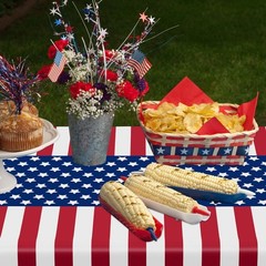 4 Pcs 4th of July Decorations, Plastic Anniversary 4th of July Free Shipping