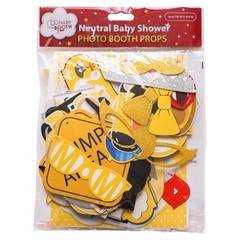 Baby Shower Photo Booth Props – 41-pc Photo Booth Kit with 8 x 10-Inch Sign, …