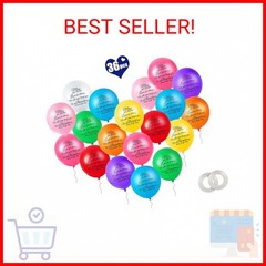 Sumind 36 Pieces Release Colorful Memorial Day Funeral Balloons Remembrance Ball