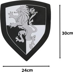 Knight Warrior Sword & Shield Foam Toy Set Perfect for Halloween & Fancy Dress