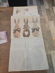 Easter Bunny Table Runner Bundle x 4 Spring Table Decor seasonal outdoor