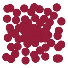 180 PCS Large Confetti Party Table Decor 1.5inch DoubleSided Burgundy Maroon