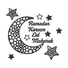 Eid Mubarak Wall Stickers Ramadan Decoration For Home Islamic Muslim Decor AE