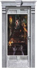 Haunted Mansion Gothic House Carnival Halloween Party Wall Door Decoration