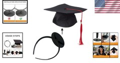 Graduation Cap Headband Secure Holder Hairband for Students Decor