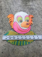 Vintage Clown Paper Party Hat – My Name – Unique Industries – RARE – Fast Ship!