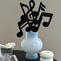 Vuzvuv 48 Pcs Music Notes Cutouts for Party Music Wall Decor,Double-Side Musi…