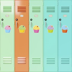 36 Pcs Colorful Cupcakes Cutouts Assorted Color Paper Birthday Cupcake Cutout…