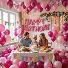 80pcs Pink Balloons, 12 inch Balloons, Party Balloons, Decorations, Helium Ba…