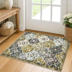 KILOCOCO 2×3 Area Rug, Moroccan Super Soft Entryway Rugs Indoor Vintage Washa…