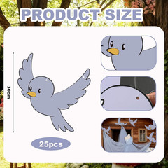 25 Pcs Princess Gray Party Decor Princess Theme Party Favors Blue Bird Hanging O