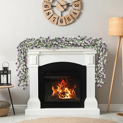 6ft Spring Summer Flower Garland, Artificial Floral Vine for Wall Backdrop