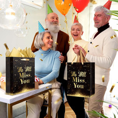 Farewell Going Away Party Decorations We Will Miss You Gift Bags with Wrapping P