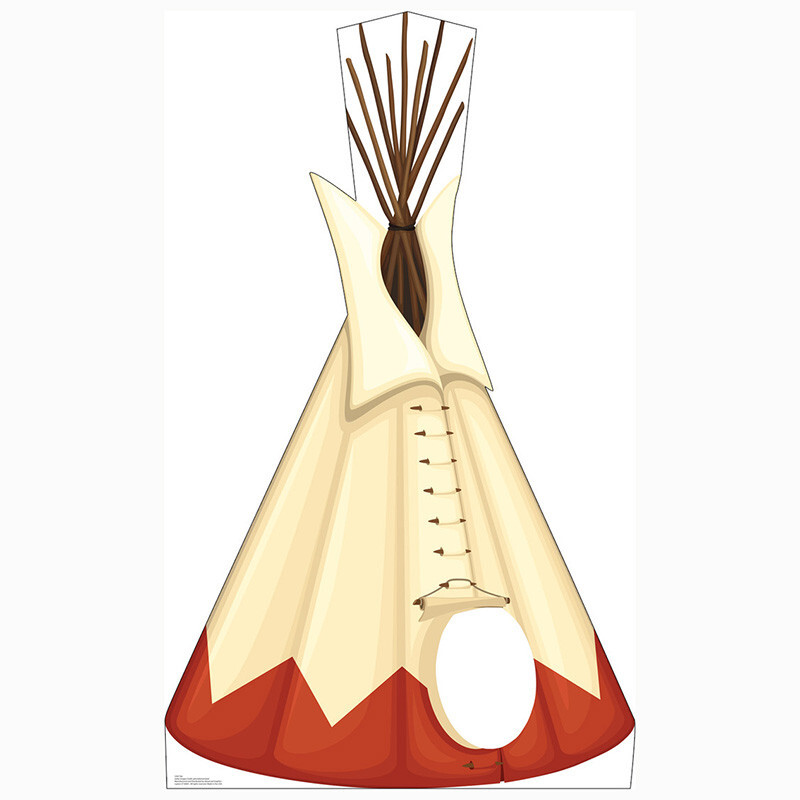 TIPI / TEEPEE 61″ CARDBOARD CUTOUT Standup Standee Poster Native American Prop