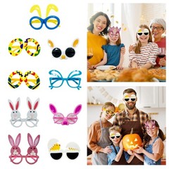 Easters Eyeglasses Novelty Fun Decorative Glasses Cosplay Party Decors Props