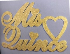 23″ Mis Quince Girl Glitter Foam Banner, Backdrop, Wall Hanging Decoration.