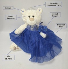 Kinnex Collections Since 1997 Large 20 Quinceaera Teddy Bear Dress Oversized